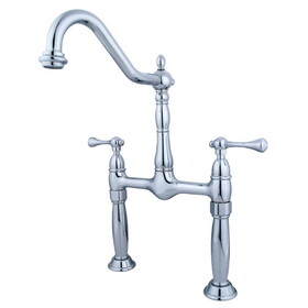 Kingston Brass Vessel Sink Faucet, Polished Chrome KS1071BL