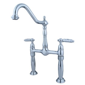 Kingston Brass Vessel Sink Faucet, Polished Chrome KS1071GL