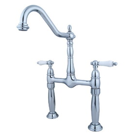 Kingston Brass Vessel Sink Faucet, Polished Chrome KS1071PL