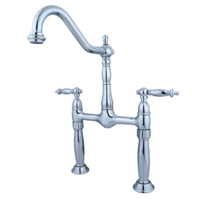 Kingston Brass Vessel Sink Faucet, Polished Chrome KS1071TL