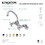 Kingston Brass KS114C Essex Two Handle Wall Mount Kitchen Faucet, Polished Chrome