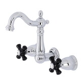Kingston Brass Duchess Two-Handle Wall Mount Bathroom Faucet