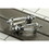 Kingston Brass KS1231WLLBS Mono Deck Mount Kitchen Faucet with Brass Sprayer, Polished Chrome