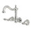 Kingston Brass KS1251AL Wall Mount Bathroom Faucet, Polished Chrome