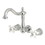 Kingston Brass KS1251PX 8-Inch Center Wall Mount Bathroom Faucet, Polished Chrome