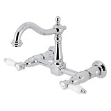 Kingston Brass Bel-Air Two-Handle 2-Hole Wall Mount Kitchen Faucet