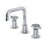 Kingston Brass KS1411CG Fuller Two-Handle 3-Hole Deck Mount Widespread Bathroom Faucet with Push Pop-Up, Polished Chrome