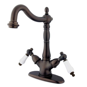 Kingston Brass KS1495PL Vessel Sink Faucet, Oil Rubbed Bronze