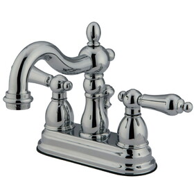 Kingston Brass 4 in. Centerset Bathroom Faucet, Polished Chrome KS1601AL