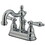 Kingston Brass KS1601AL 4 in. Centerset Bathroom Faucet, Polished Chrome