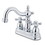 Kingston Brass KS1601AX 4 in. Centerset Bathroom Faucet, Polished Chrome