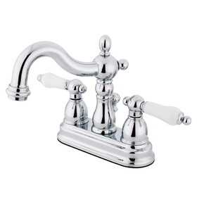 Kingston Brass 4 in. Centerset Bathroom Faucet, Polished Chrome KS1601PL