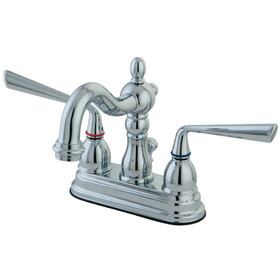 Kingston Brass 4 in. Centerset Bathroom Faucet, Polished Chrome KS1601ZL