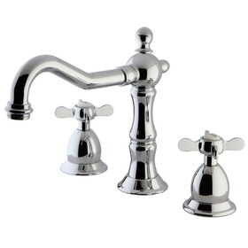Kingston Brass 8 in. Widespread Bathroom Faucet, Polished Chrome KS1971BEX