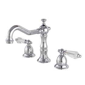 Kingston Brass 8 in. Widespread Bathroom Faucet, Polished Chrome KS1971WLL
