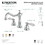 Kingston Brass KS1971WLL 8 in. Widespread Bathroom Faucet, Polished Chrome
