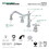Kingston Brass KS1991AX 8 in. Widespread Bathroom Faucet, Polished Chrome