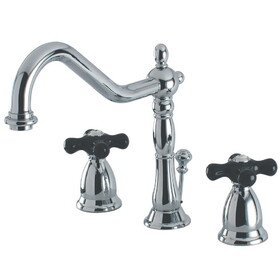 Kingston Brass 8 in. Widespread Bathroom Faucet, Polished Chrome KS1991PKX