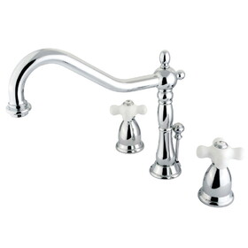 Kingston Brass 8 in. Widespread Bathroom Faucet, Polished Chrome KS1991PX