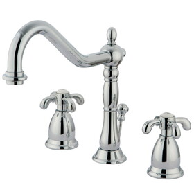 Kingston Brass 8 in. Widespread Bathroom Faucet, Polished Chrome KS1991TX