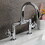 Kingston Brass KS2171RKX Webb Bridge Bathroom Faucet with Push Pop-Up, Polished Chrome