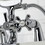 Kingston Brass KS227C Kingston Deck Mount Clawfoot Tub Faucet with Hand Shower, Polished Chrome