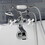 Kingston Brass KS227PXC Kingston Deck Mount Clawfoot Tub Faucet with Hand Shower, Polished Chrome