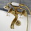 Kingston Brass KS227PXSB Kingston Deck Mount Clawfoot Tub Faucet with Hand Shower, Brushed Brass