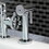 Kingston Brass KS2331RKX Webb Bridge Kitchen Faucet with Brass Sprayer, Polished Chrome