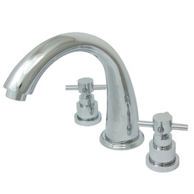 Kingston Brass Roman Tub Faucet, Polished Chrome KS2361EX