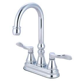 Kingston Brass NuFrench 4" Bar Faucet, Polished Chrome