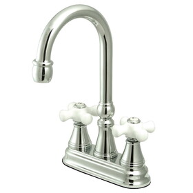Kingston Brass Governor Bar Faucet Without Pop-Up, Polished Chrome KS2491PX