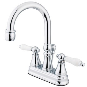 Kingston Brass 4 in. Centerset Bathroom Faucet, Polished Chrome KS2611PL