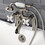 Kingston Brass KS268PXSN Kingston Deck Mount Clawfoot Tub Faucet with Hand Shower, Brushed Nickel