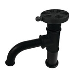 Kingston Brass Belknap Single-Handle Bathroom Faucet with Push Pop-Up, Matte Black KS2820RX