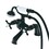 Kingston Brass Heirloom KS287MB - Essex Three-Handle 2-Hole Deck-Mount Clawfoot Tub Faucet with Hand Shower, Matte Black