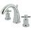 Kingston Brass KS2961DX 8 in. Widespread Bathroom Faucet, Polished Chrome
