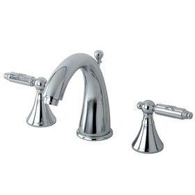 Kingston Brass 8 in. Widespread Bathroom Faucet, Polished Chrome KS2971GL