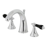 Kingston Brass Duchess Widespread Bathroom Faucet with Brass Pop-Up, Polished Chrome KS2971PKL