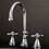 Kingston Brass KS2981AX Governor Widespread Bathroom Faucet with Brass Pop-Up, Polished Chrome