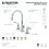 Kingston Brass KS2981CFL Century Widespread Bathroom Faucet with Brass Pop-Up, Polished Chrome