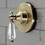 Kingston Brass KS3033WLL 3-Way Diverter Valve with Trim Kit, Antique Brass