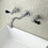 Kingston Brass KS3121PKL Duchess Two-Handle Wall Mount Bathroom Faucet, Polished Chrome
