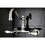 Kingston Brass KS3221PL Vintage 6" Adjustable Center Wall Mount Kitchen Faucet, Polished Chrome
