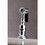 Kingston Brass KS3271AXBS Restoration 8" Bridge Kitchen Faucet with Sprayer, Polished Chrome