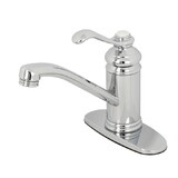 Kingston Brass Templeton Single-Handle Bathroom Faucet with Push Pop-Up, Polished Chrome