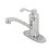 Kingston Brass KS3401TPL Templeton Single-Handle Bathroom Faucet with Push Pop-Up, Polished Chrome