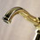 Kingston Brass KS3542CG Fuller Single-Handle Bathroom Faucet with Push Pop-Up, Polished Brass