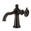 Kingston Brass KS3545CG Fuller Single-Handle 1-Hole Deck Mount Bathroom Faucet with Push Pop-Up, Oil Rubbed Bronze