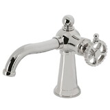 Kingston Brass KS3546CG Fuller Single-Handle Bathroom Faucet with Push Pop-Up, Polished Nickel